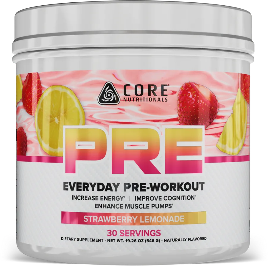 Core Nutritionals PRE, Strawberry Lemonade