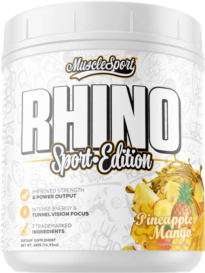 MuscleSport Rhino Sport pre-workout, Limited Edition