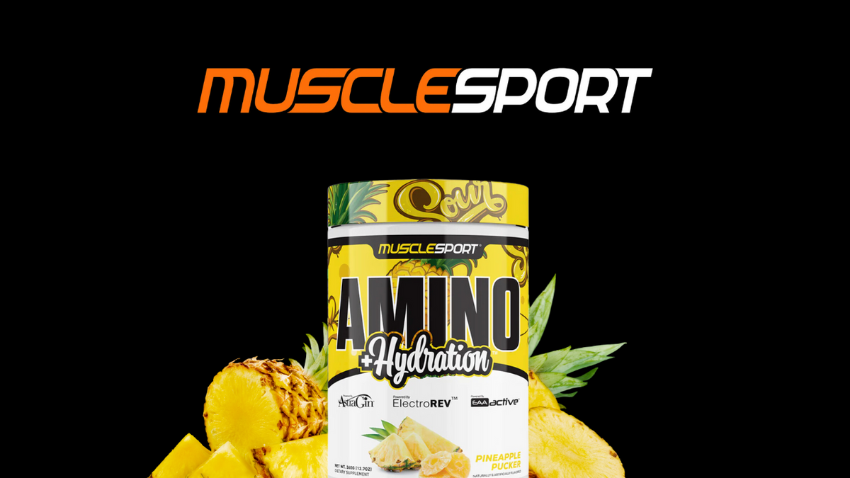 MuscleSport Amino + Hydration Pineapple Pucker (NEW)