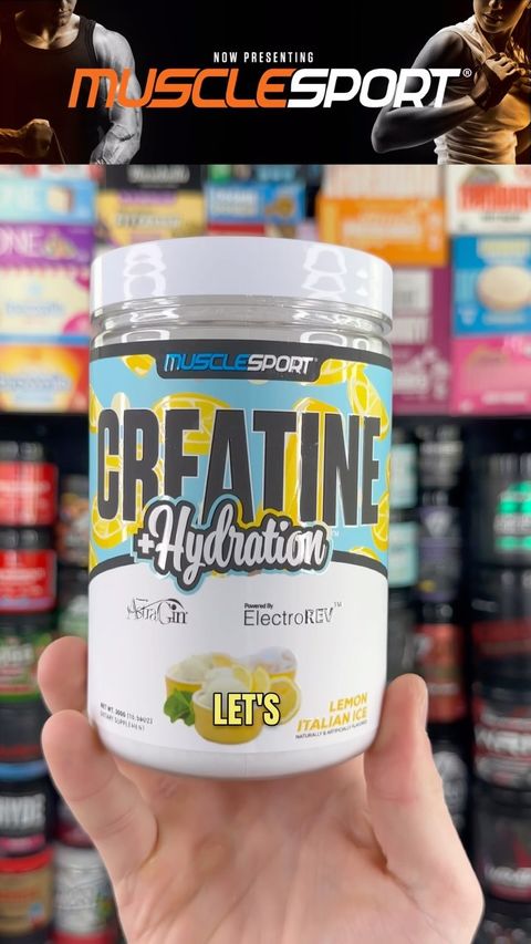The ultimate 2 in 1 creatine with a crazy good flavor 🍋