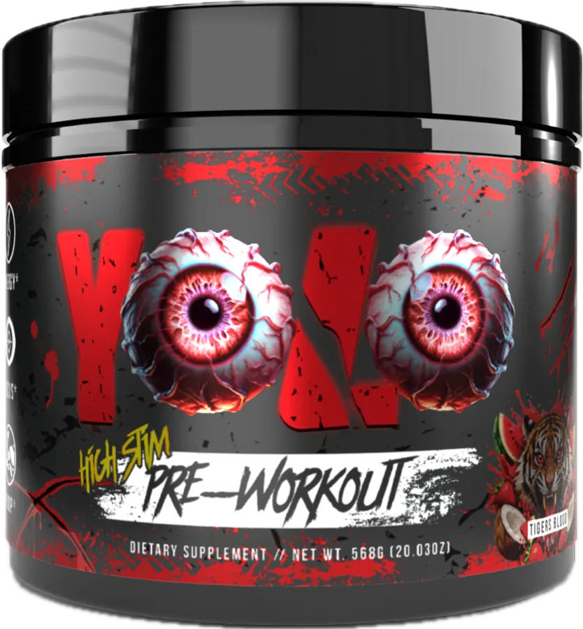 YOLO Supplements High Stim pre-workout, Tiger's Blood