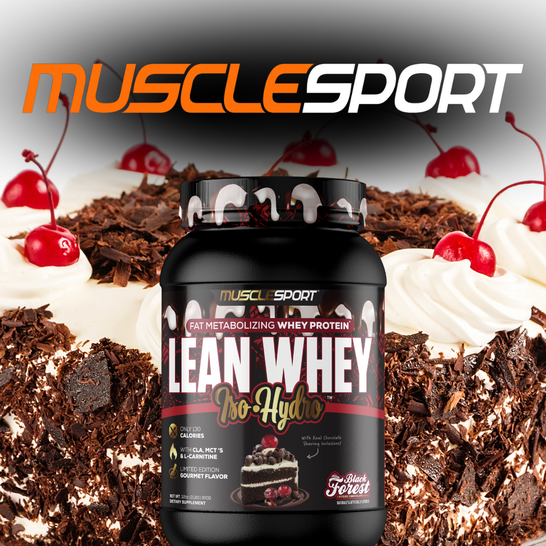 Musclesport's Black Forest Cherry Chocolate Cake Protein